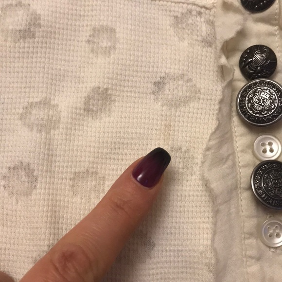 Free People XS Sweater Top with unique stitching - Picture 4 of 6